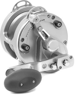 Avet HXJ 5/2 MC Raptor Two-Speed Lever Drag Casting Reels Silver