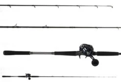 Ocean Tackle International Pitch Black Inshore OTI-PBI701MHFA/Daiwa Lexa LX-HD3000-H-P Combo