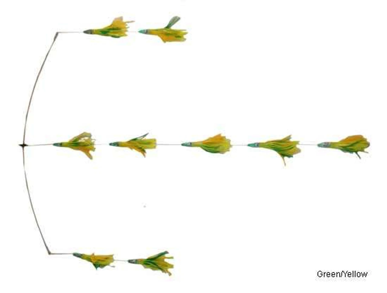 Sportfish Products 32in Spreader Bar With 9 - 6in Sport Feather 2 Sportfish Products 32in Spreader Bar With 9 - 6in Sport Feather - Image 2