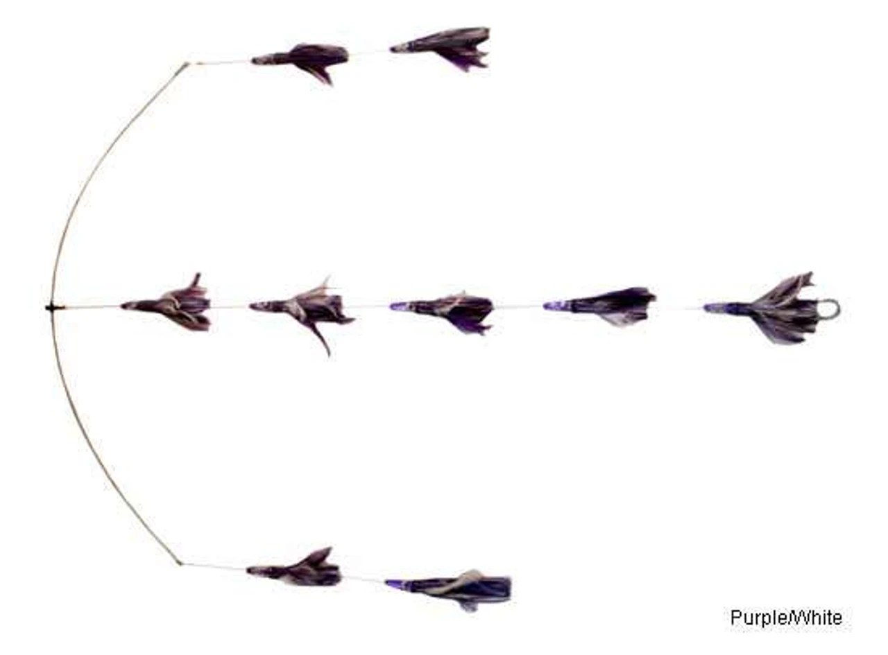 Sportfish Products 32in Spreader Bar With 9 - 6in Sport Feather 4 Sportfish Products 32in Spreader Bar With 9 - 6in Sport Feather - Image 4