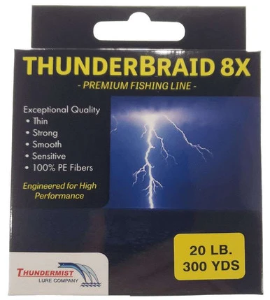 Thundermist ThunderBraid 8X Braided Line - 15lb - 300yd 1 Thundermist ThunderBraid 8X Braided Line - 15lb - 300yd